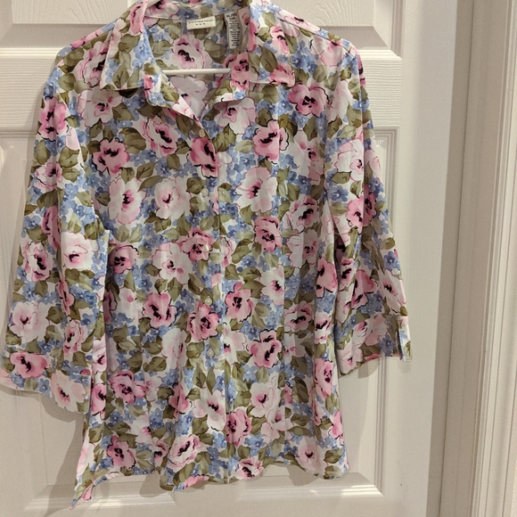 Covington Tops - Covington Floral Print Blouse XL (18)